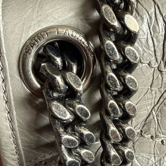 Saint Laurent Niki Medium Bag – Gray | EUC | See Photos - Picture 5 of 16